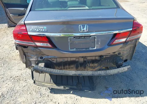 2015 Honda Civic Ex из США, поврежденный, VIN 19XFB2F86FE019617